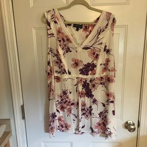 Lane Bryant Sleeveless Babydoll Top